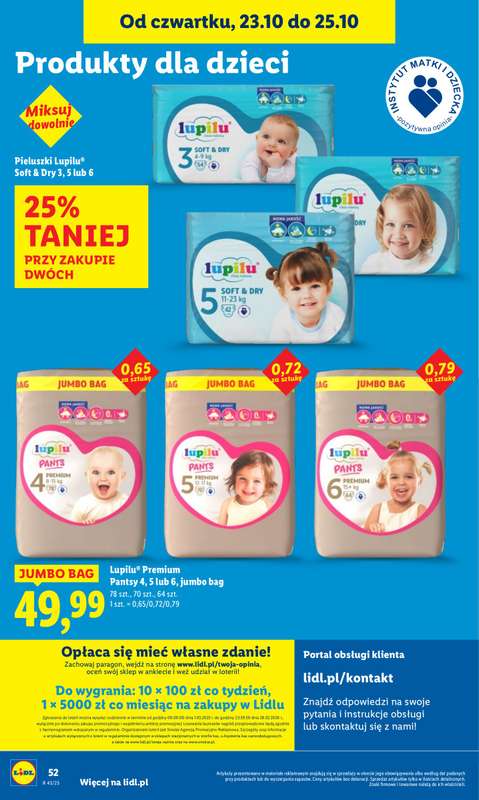Lidl - gazetka promocyjna Oferta od czwartku od czwartku 23.10 do soboty 25.10 - strona 56