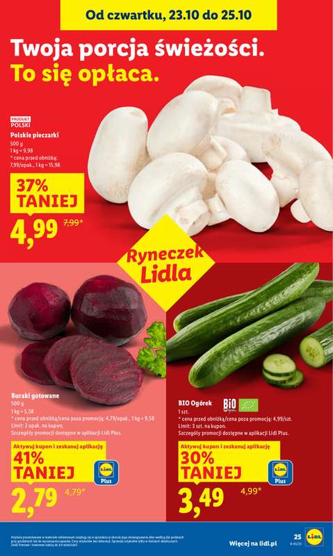 Lidl - gazetka promocyjna Oferta od czwartku od czwartku 23.10 do soboty 25.10 - strona 29