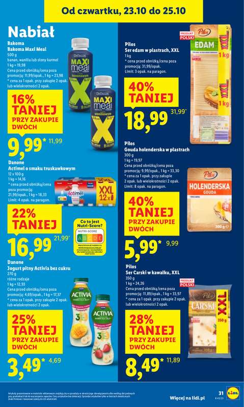 Lidl - gazetka promocyjna Oferta od czwartku od czwartku 23.10 do soboty 25.10 - strona 35