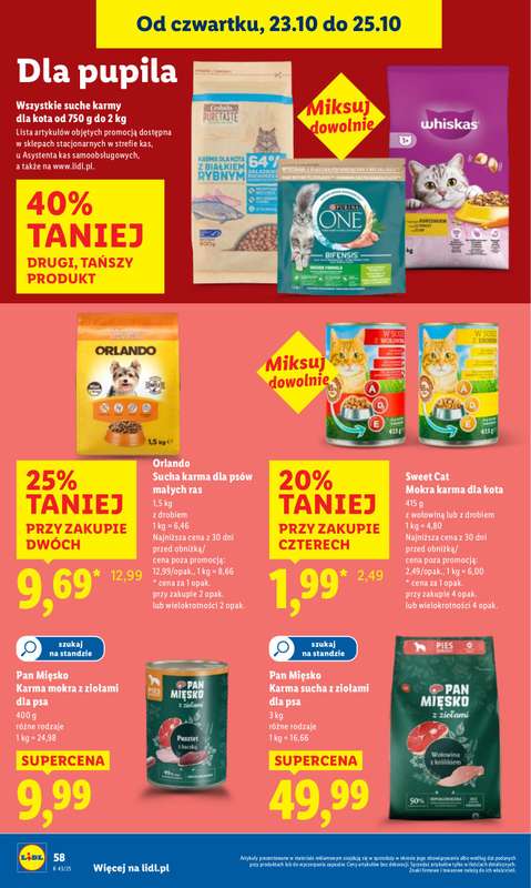 Lidl - gazetka promocyjna Oferta od czwartku od czwartku 23.10 do soboty 25.10 - strona 62
