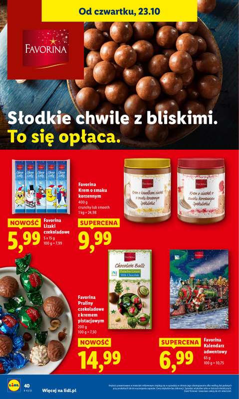 Lidl - gazetka promocyjna Oferta od czwartku od czwartku 23.10 do soboty 25.10 - strona 44