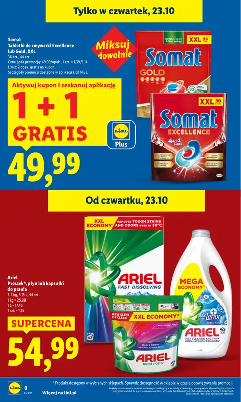 Lidl - gazetka promocyjna Oferta od czwartku od czwartku 23.10 do soboty 25.10 - strona 8