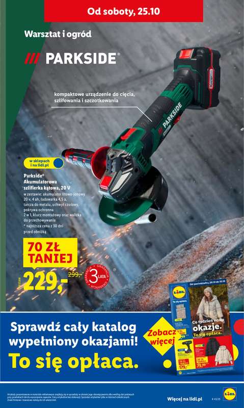Lidl - gazetka promocyjna Oferta od czwartku od czwartku 23.10 do soboty 25.10 - strona 25