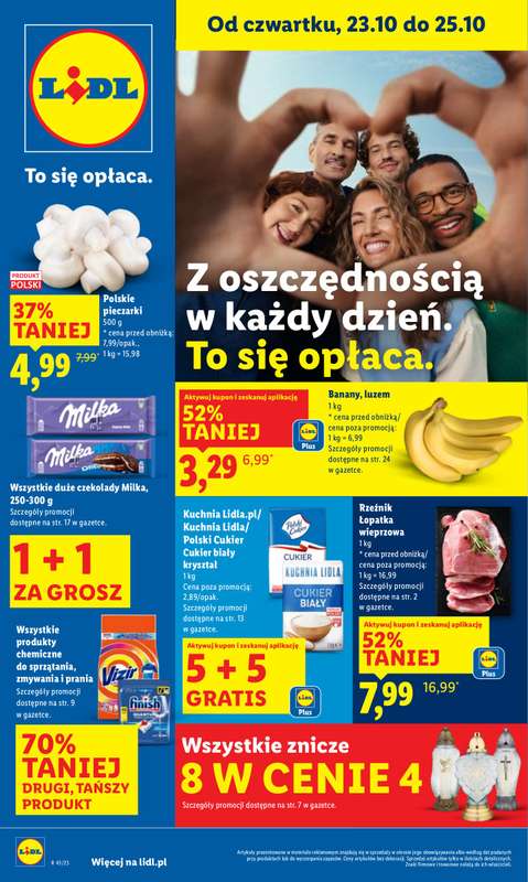 Lidl - gazetka promocyjna Oferta od czwartku od czwartku 23.10 do soboty 25.10