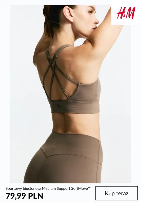 H&M - gazetka promocyjna Biustonosze sportowe od środy 22.10  - strona 8