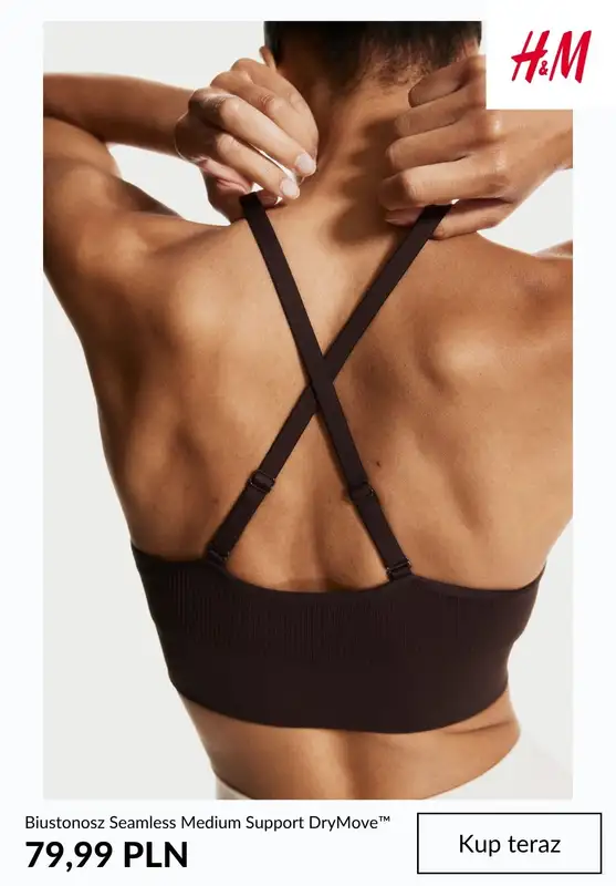H&M - gazetka promocyjna Biustonosze sportowe od środy 22.10  - strona 6