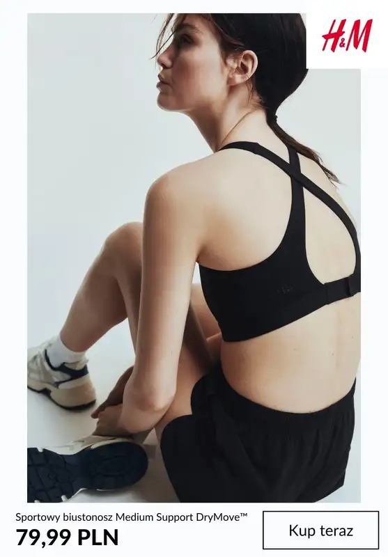 H&M - gazetka promocyjna Biustonosze sportowe od środy 22.10  - strona 9