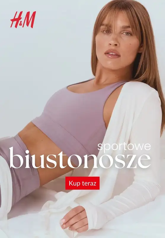 H&M - gazetka promocyjna Biustonosze sportowe  