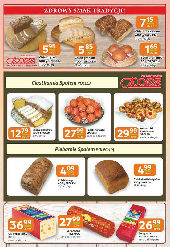 Społem Częstochowa - gazetka promocyjna Gazetka od czwartku 30.10 do wtorku 11.11 - strona 2 Społem Częstochowa - gazetka promocyjna Gazetka od czwartku 30.10 do wtorku 11.11 - strona 2