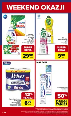 Carrefour Market - gazetka promocyjna Weekend okazji już od środy od środy 29.10 do piątku 31.10 - strona 6 Carrefour Market - gazetka promocyjna Weekend okazji już od środy od środy 29.10 do piątku 31.10 - strona 6