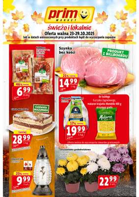 Prim Market - gazetka promocyjna Gazetka od czwartku 23.10 do środy 29.10