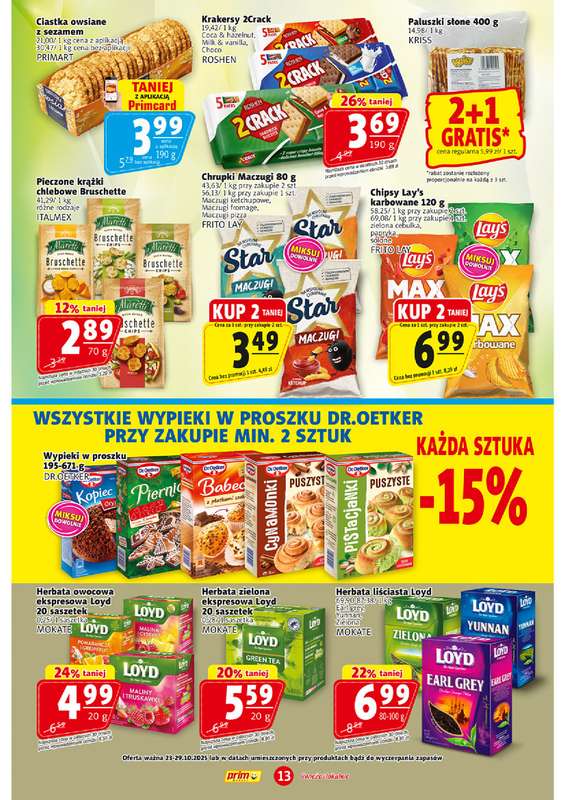 Prim Market - gazetka promocyjna Gazetka od czwartku 23.10 do środy 29.10 - strona 13