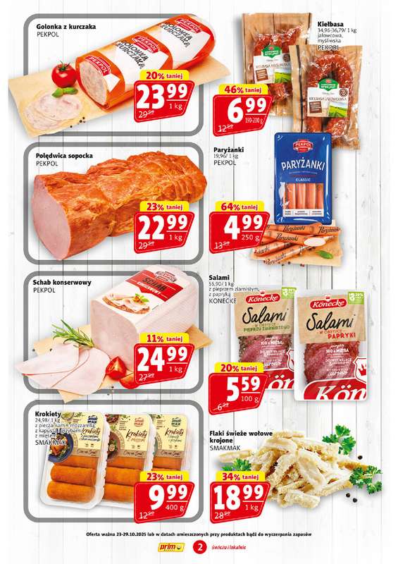 Prim Market - gazetka promocyjna Gazetka od czwartku 23.10 do środy 29.10 - strona 2