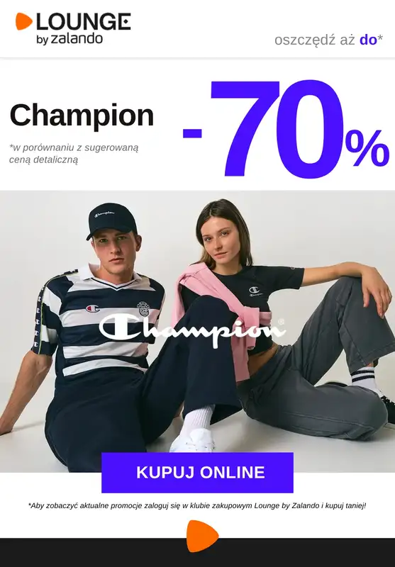 Lounge by Zalando - gazetka promocyjna Do -70% Champion  