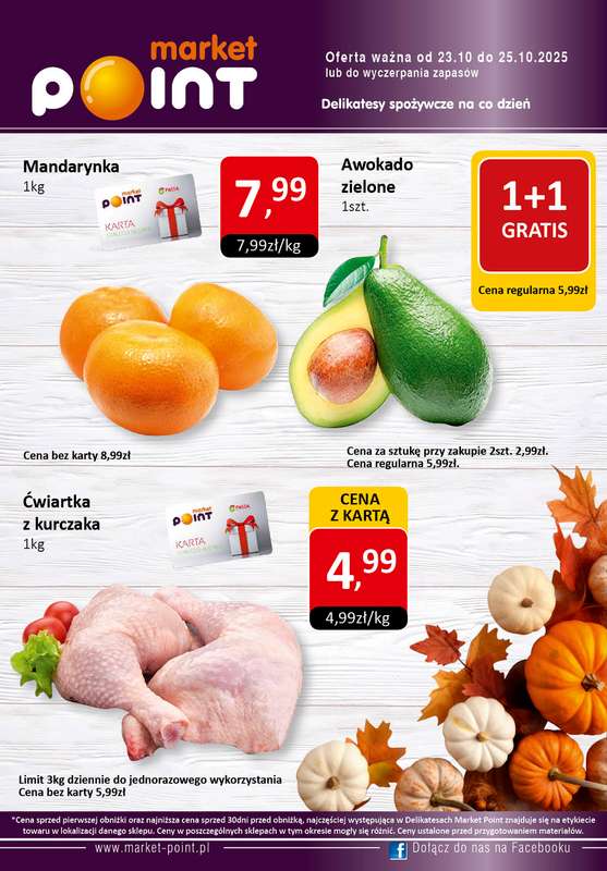 Market Point - gazetka promocyjna Oferta weekendowa od czwartku 23.10 do soboty 25.10 - strona 2