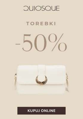 Quiosque - gazetka promocyjna -50% na torebki od środy 22.10 