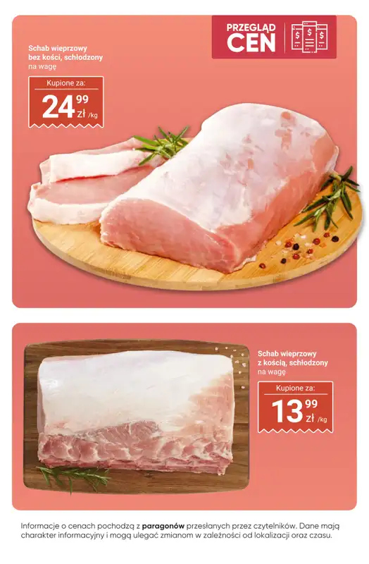 Dino - gazetka promocyjna Mięso, pieczywo, nabiał - przegląd cen   - strona 3