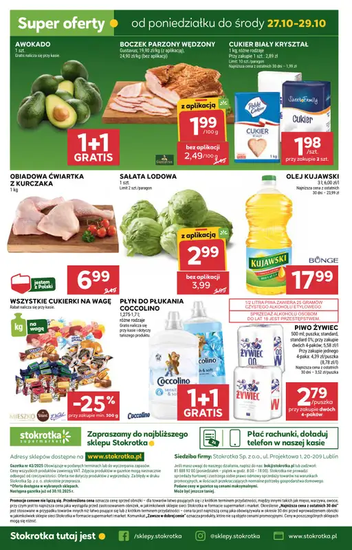 Stokrotka - gazetka promocyjna Gazetka Supermarket od czwartku 23.10 do środy 29.10 - strona 42