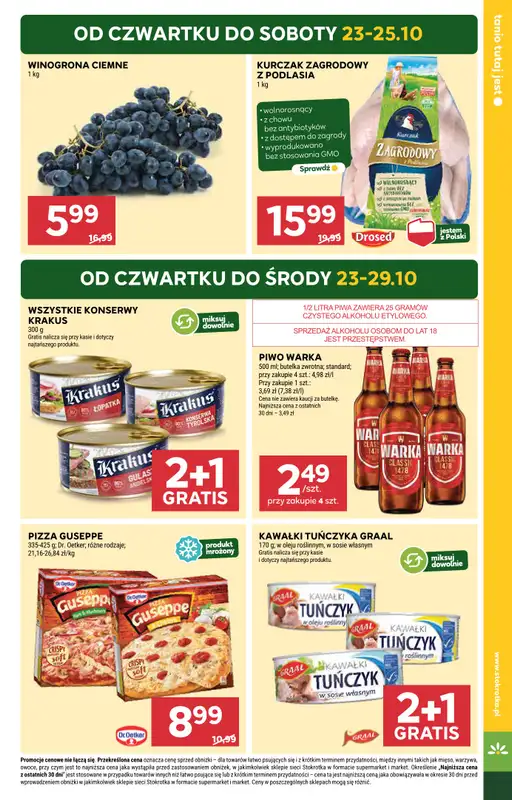 Stokrotka - gazetka promocyjna Gazetka Supermarket   - strona 3