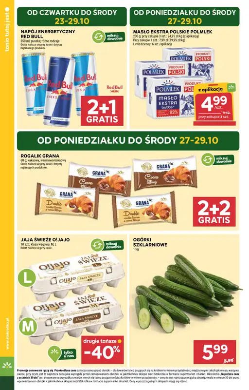 Stokrotka - gazetka promocyjna Gazetka Supermarket od czwartku 23.10 do środy 29.10 - strona 4