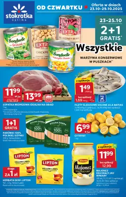 Stokrotka - gazetka promocyjna Gazetka Optima od czwartku 23.10 do środy 29.10