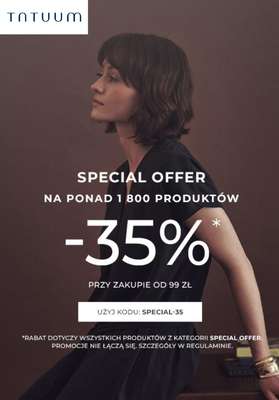 BEST SALE - gazetka promocyjna Tatuum | -35% na setki produktów od środy 22.10 do wtorku 28.10