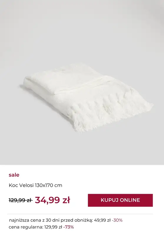 home&you - gazetka promocyjna Final SALE do -90% od środy 22.10 do wtorku 28.10 - strona 12