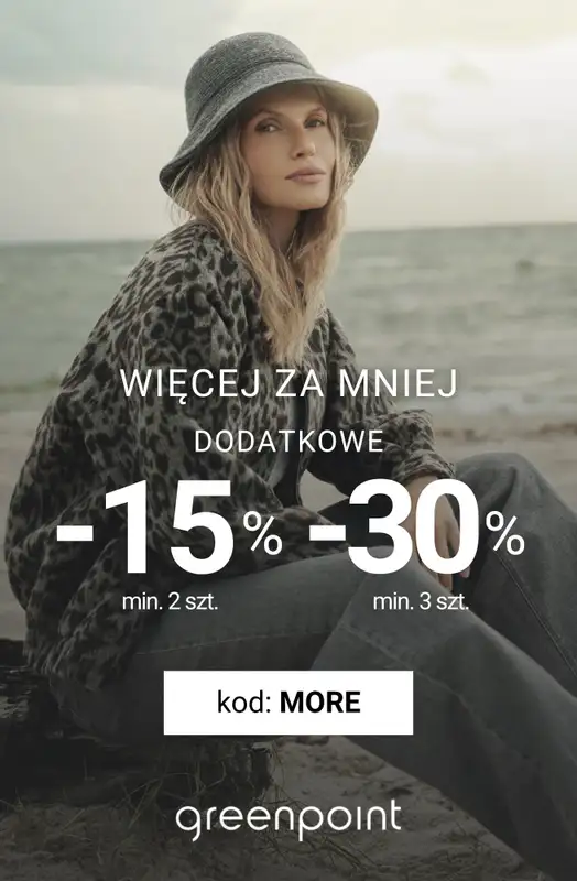 Greenpoint - gazetka promocyjna Więcej za mniej! -30% przy zakupie min. 3 sztuk od środy 22.10 