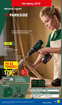 Lidl - gazetka promocyjna Katalog od poniedziałku 20.10 do soboty 25.10 - strona 45 Lidl - gazetka promocyjna Katalog od poniedziałku 20.10 do soboty 25.10 - strona 45