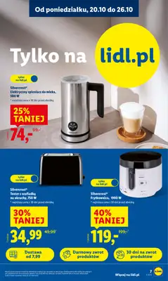 Lidl - gazetka promocyjna Katalog od poniedziałku 20.10 do soboty 25.10 - strona 7 Lidl - gazetka promocyjna Katalog od poniedziałku 20.10 do soboty 25.10 - strona 7