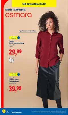 Lidl - gazetka promocyjna Katalog od poniedziałku 20.10 do soboty 25.10 - strona 34 Lidl - gazetka promocyjna Katalog od poniedziałku 20.10 do soboty 25.10 - strona 34