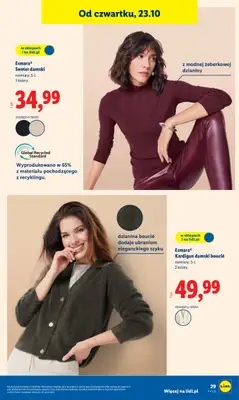 Lidl - gazetka promocyjna Katalog od poniedziałku 20.10 do soboty 25.10 - strona 35 Lidl - gazetka promocyjna Katalog od poniedziałku 20.10 do soboty 25.10 - strona 35
