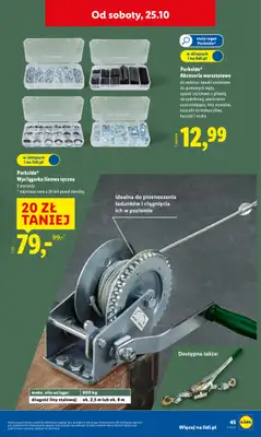 Lidl - gazetka promocyjna Katalog od poniedziałku 20.10 do soboty 25.10 - strona 53 Lidl - gazetka promocyjna Katalog od poniedziałku 20.10 do soboty 25.10 - strona 53