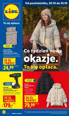 Lidl - gazetka promocyjna Katalog od poniedziałku 20.10 do soboty 25.10