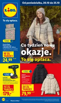 Lidl - gazetka promocyjna Katalog od poniedziałku 20.10 do soboty 25.10 Lidl - gazetka promocyjna Katalog od poniedziałku 20.10 do soboty 25.10