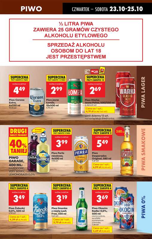 Biedronka - gazetka promocyjna Od czwartku, Z ladą tradycyjną od czwartku 23.10 do środy 29.10 - strona 79