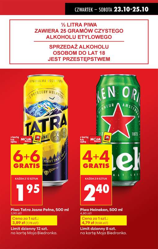 Biedronka - gazetka promocyjna Od czwartku, Z ladą tradycyjną od czwartku 23.10 do środy 29.10 - strona 11