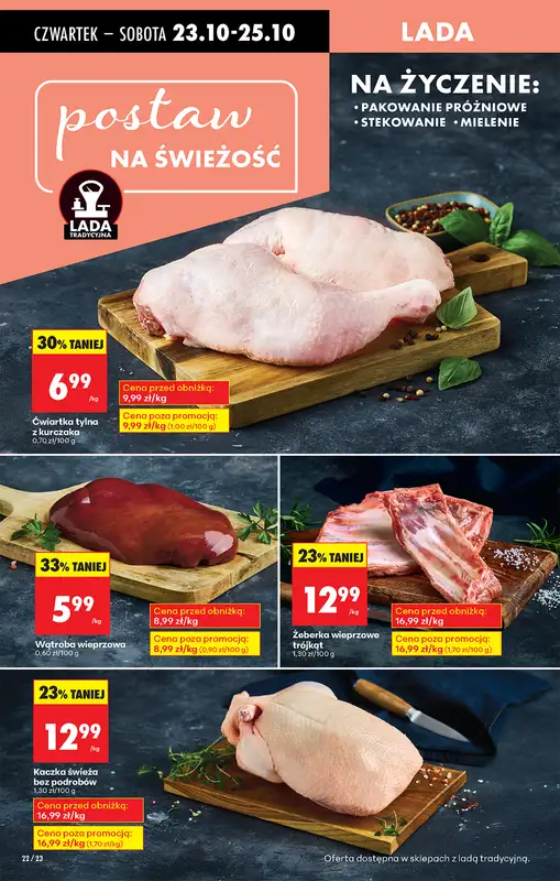 Biedronka - gazetka promocyjna Od czwartku, Z ladą tradycyjną od czwartku 23.10 do środy 29.10 - strona 30