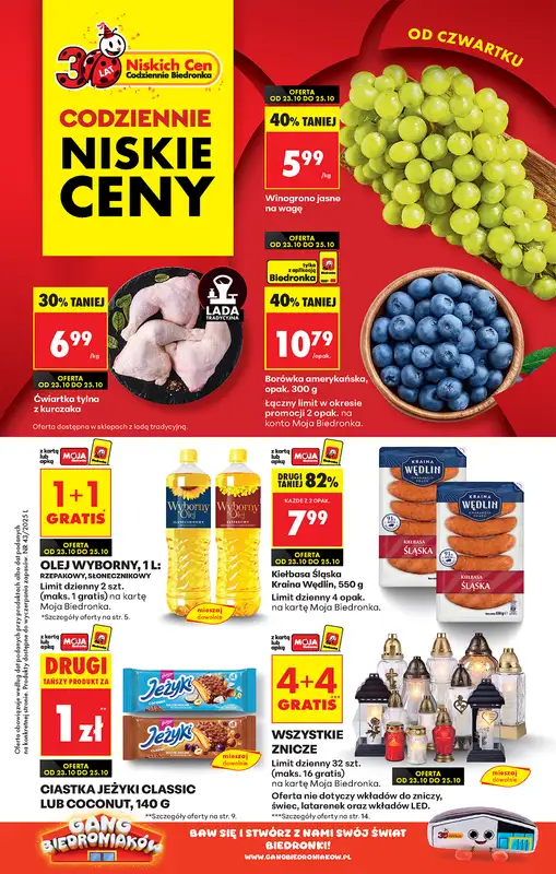 Biedronka - gazetka promocyjna Od czwartku, Z ladą tradycyjną  