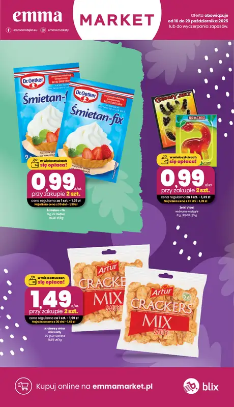 emma MARKET - gazetka promocyjna Gazetka od czwartku 16.10 do środy 29.10 - strona 4