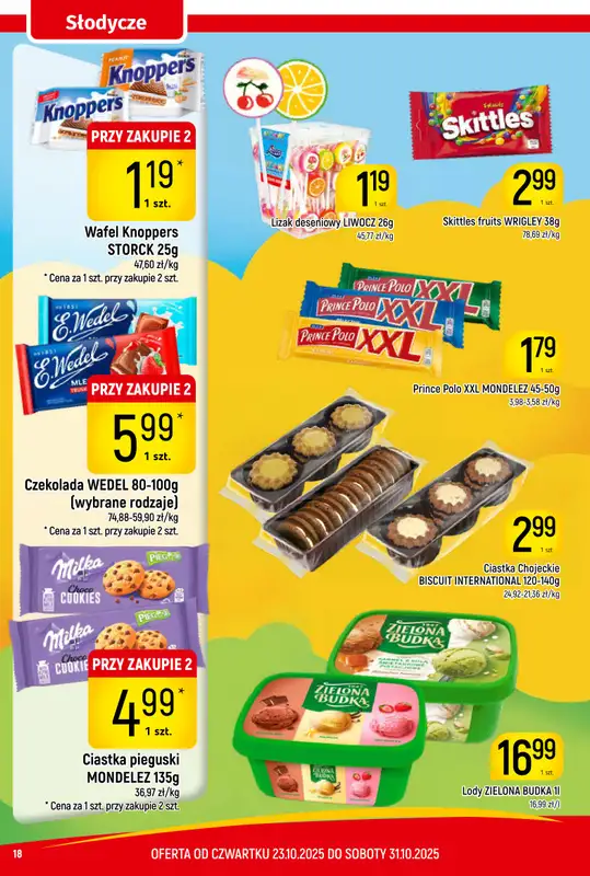 Delikatesy Piotruś Pan - gazetka promocyjna Gazetka od czwartku 23.10 do piątku 31.10 - strona 18