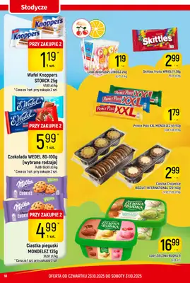 Delikatesy Piotruś Pan - gazetka promocyjna Gazetka od czwartku 23.10 do piątku 31.10 - strona 18 Delikatesy Piotruś Pan - gazetka promocyjna Gazetka od czwartku 23.10 do piątku 31.10 - strona 18