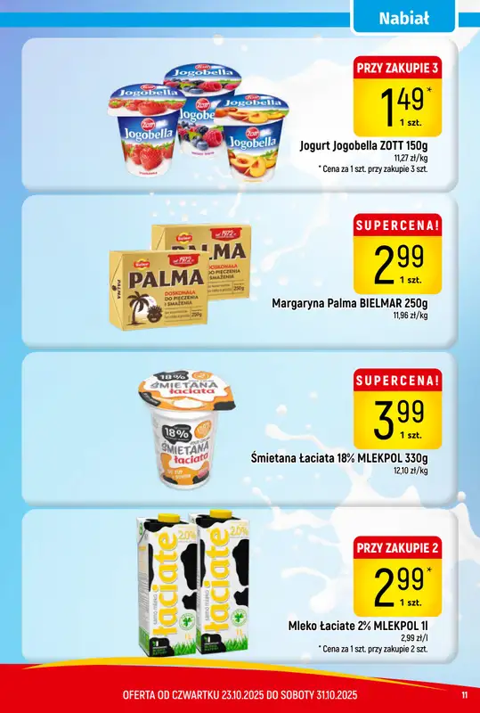 Delikatesy Piotruś Pan - gazetka promocyjna Gazetka od czwartku 23.10 do piątku 31.10 - strona 11