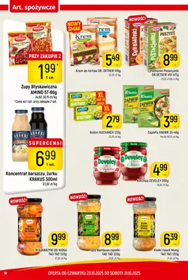 Delikatesy Piotruś Pan - gazetka promocyjna Gazetka od czwartku 23.10 do piątku 31.10 - strona 16 Delikatesy Piotruś Pan - gazetka promocyjna Gazetka od czwartku 23.10 do piątku 31.10 - strona 16