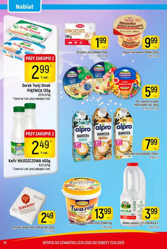 Delikatesy Piotruś Pan - gazetka promocyjna Gazetka od czwartku 23.10 do piątku 31.10 - strona 10