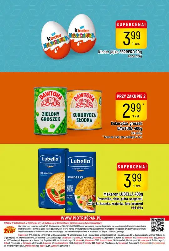 Delikatesy Piotruś Pan - gazetka promocyjna Gazetka od czwartku 23.10 do piątku 31.10 - strona 28