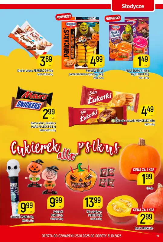 Delikatesy Piotruś Pan - gazetka promocyjna Gazetka od czwartku 23.10 do piątku 31.10 - strona 19