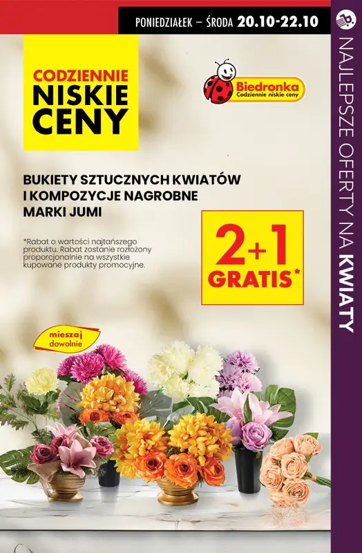 #ZNICZE - gazetka promocyjna Najlepsze oferty na ZNICZE, WKŁADY i KWIATY od soboty 18.10 do piątku 24.10 - strona 19