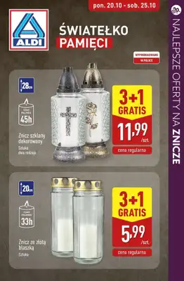 #ZNICZE - gazetka promocyjna Najlepsze oferty na ZNICZE, WKŁADY i KWIATY od soboty 18.10 do piątku 24.10 - strona 9
