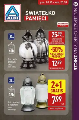 #ZNICZE - gazetka promocyjna Najlepsze oferty na ZNICZE, WKŁADY i KWIATY od soboty 18.10 do piątku 24.10 - strona 5